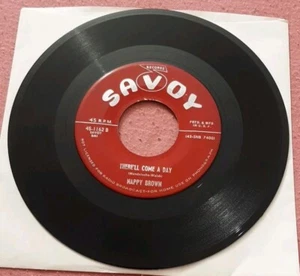 Nappy Brown 45 Piddily Patter Patter / There'll Come A Day Savoy 45-1162 vg - Picture 1 of 2