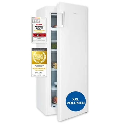 Exquisit Gefrierschrank, 4-Sterne, Tiefkühlschrank, 165 L, GS5230-H-010E weiss - Bild 1 von 4