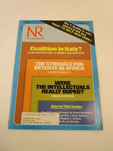NR National Review Magazine NOVEMBER 7, 1975 ITALY AFRICA INTELLECTUALS NEW YORK - Picture 1 of 9