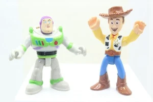 Fisher-Price Imaginext Toy Story Buzz Lightyear Woody The Cowboy Original  - Picture 1 of 2
