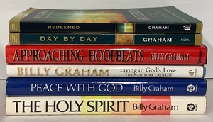Lot 6 BILLY GRAHAM Christian Bible Study 4 Hardcover 2 PB Books - Picture 1 of 8