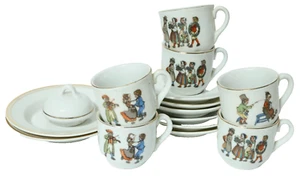 Altes Puppenporzellan Puppenservice Kinderservice Kaffeeservice Puppengeschirr - Bild 1 von 18