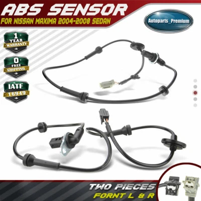 2x Sensor de velocidad ABS delantero izquierdo y derecho para Nissan Máxima 2004-2008 V6 3,5 L Foto 1 de 4