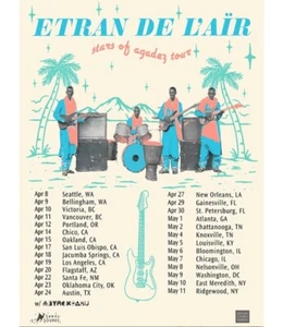 Poster Etran de L'Aïr Stars Of Agadez North America 2025 Tour Poster, gift - Picture 1 of 8