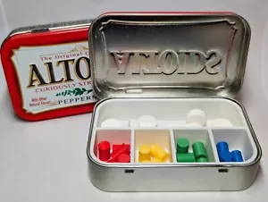 Altoids Tin Pill Medicine Organizer - Divider Holder Organizer - Multiple Sizes - Picture 1 of 21