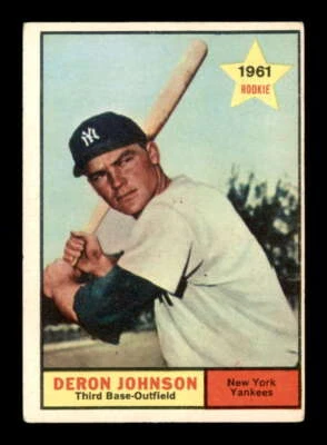 1961 Topps #68 Deron Johnson   VG/VGEX X3392515 - Image 1 of 3