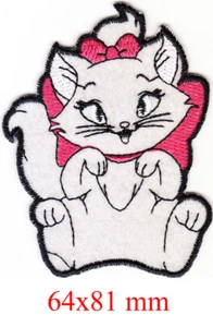 64x81mm cute cat kitty kitten iron-on patch badge logo classic emblem tw - Picture 1 of 3
