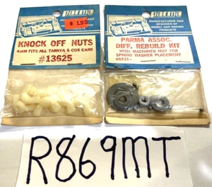 RC REMOTE CONTROL PARMA KITS 4MM WHITE KNOCK OFFS NUTS & ASSOC DIFF REBUILD KIT - Picture 1 of 9