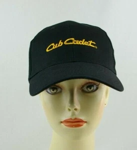 Cub Cadet Black Embroidered Cotton Strap Back Hat By Hit Wear One Size Fits All - Picture 1 of 12