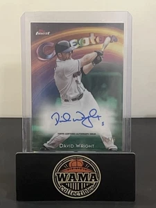 2025 Topps Finest David Wright Creators Auto Green /75 NY Mets - Picture 1 of 2
