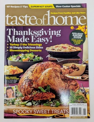 Taste of Home - Oct/Nov 2012 - Thanksgiving Made Easy (Bagged/Boarded) - Image 1 of 4