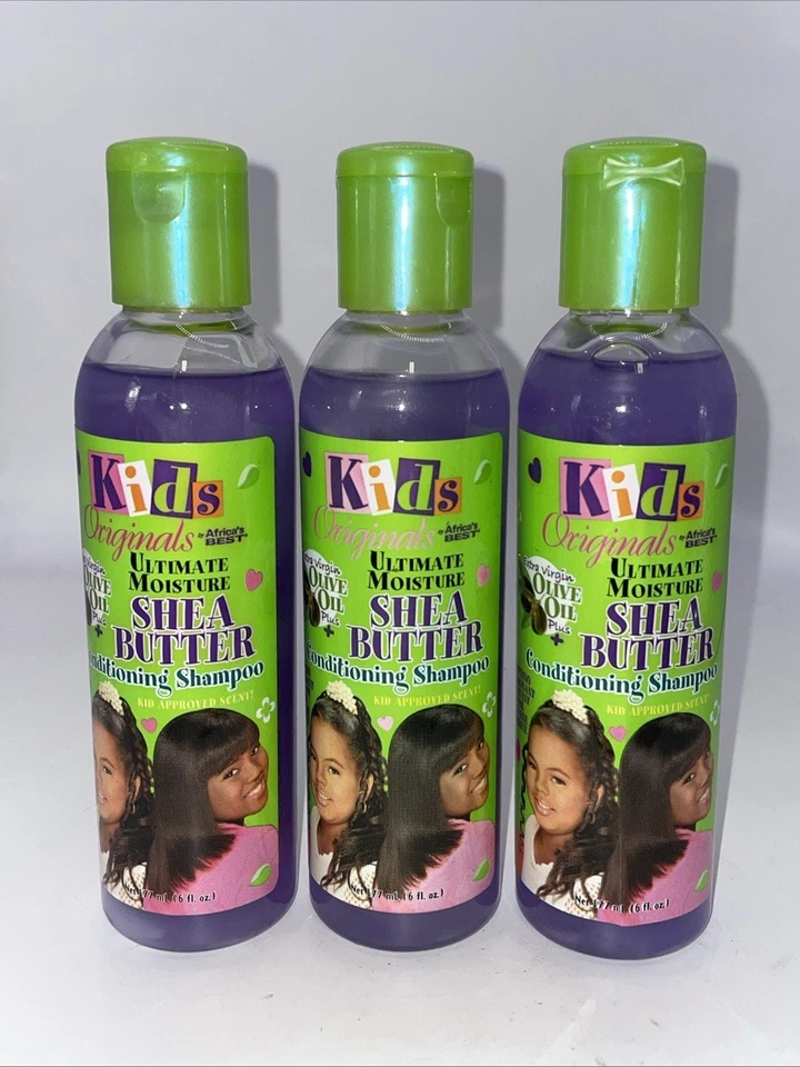 (3)Africa's Best Kid's Originals Olive Oil & Shea Butter Conditioning Shampoo - Image 1 of 1