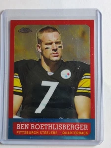 Topps 2005 retroceso cromado #TB8 Ben Roethlisberger  - Imagen 1 de 2