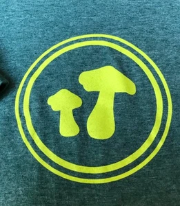 HOUSE OF SHROOM Graphic T-Shirt by Mellow Mushroom Men's L Green - Picture 1 of 6