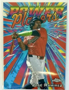 2025 Topps Chrome Power Players Jose Ramirez #PP-14 Guardians - Picture 1 of 2