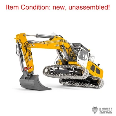LESU AOUELR956 1:14 RC Hydraulic Excavator KIT Metal 2Arm Digger 6CH Brass Valve - Image 1 of 4