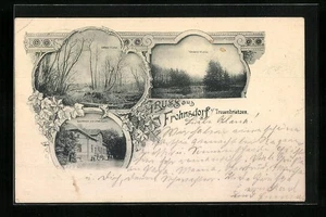 AK Frohnsdorf b. Treuenbrietzen, Gasthaus zur alten Eiche, Vordere und Hintere   - Picture 1 of 2