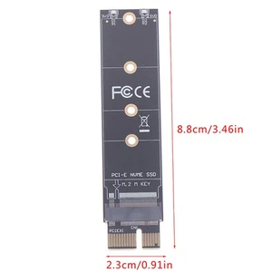 PCIE 3.0 4.0 x1 auf NVMe M.2 PCIe x4 x2 M.2 NGFF SSD Adapter WENHDAAUA UU - Bild 1 von 12
