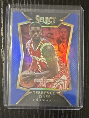 2014-15 Panini Select Concourse Blue Prizm /249 Terrence Jones #42 Rc Rockets - Image 1 of 2