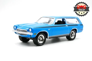 Chevrolet Vega 1972 camioneta azul escala 1/64 diecast modelo de coche de coleccionista - Imagen 1 de 10