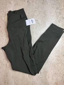 CRZ YOGA Mujer Butterluxe Entrenamiento Leggings Talla Grande-Cintura Alta-Verde Oliva - Imagen 1 de 6