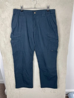 Women's Utility Tru Spec Cargo Trousers Navy Size W34 L29 Straight Regular - Image 1 of 4