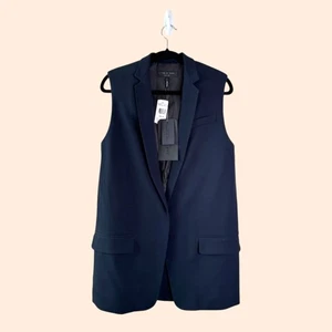 Chaleco de crepé de lana Rag Bone Francois - Imagen 1 de 7