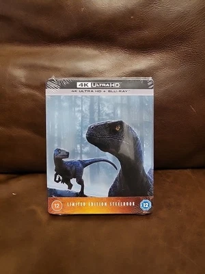 JURASSIC WORLD DOMINION - UK EXCLUSIVE 4K + BLU RAY STEELBOOK - NEW & SEALED - Image 1 of 4