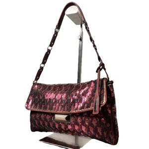 MIUMIU Archive One Shoulder Bag Sequin Pink MMMc73 - Picture 1 of 17