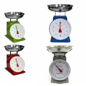 BILANCIA COLORATA DA CUCINA ANALOGICA MECCANICA 20Kg ALIMENTARE - Foto 1 di 4