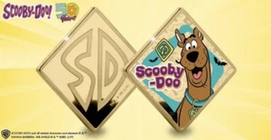 Scooby Doo by Warner Bros Gold Plated Official Proof Commemorative Coin - Picture 1 of 2