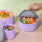 Airtight and Microwave Safe Silicone Food Storage Container for Leftovers