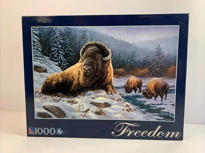 Rompecabezas Freedom Spirit of Bison 1000 piezas nuevo precintado Foto 1 de 4