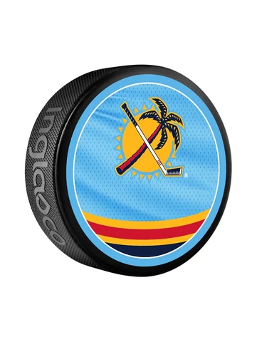 Florida Panthers 2023 Official NHL Reverse Retro Jersey Souvenir Hockey Puck Cover