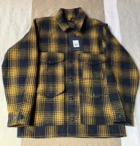 Filson Mackinaw Wool Cruiser Jacket Gold Ochre Ombre Medium - Picture 1 of 2