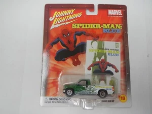Johnny Lightning Spider Man: Blue '99 Chevy Silverado - Picture 1 of 4