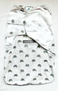 Halo SwaddleSure Geometric & Elephant Print Adjustable Swaddle Pouch, Newborn - Picture 1 of 2