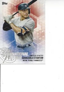 Aggiornamento TOPPS 2018 Affare Internazionale Giancarlo Stanton New York Yankees IA-41 - Foto 1 di 1
