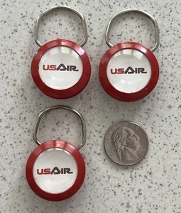 Menge 3 Fly The USA on USAir US Airways Zugring Schlüsselanhänger Schlüsselring #47027 - Bild 1 von 4