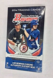 2014 Bowman Baseball versiegelte Hobbybox - 1 Chrome Autogramm pro Box  - Bild 1 von 2