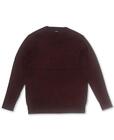 Alfani Men's Solid V Neck Cotton Sweater Port Red Heather Small
