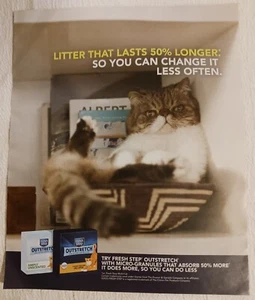 Fresh Step Outstretch Cat Litter 2023 Print Advertisement - Picture 1 of 1
