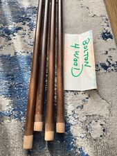 DarkBrown Shaft for Walking Stick Making Beech Wood Parts Accessories Canes x4✅