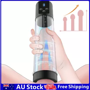 Electric Penis Vacuum Pump Sucking Training Masturbator Enlarger Suction Sex Toy - Picture 1 of 12