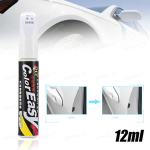 White For Car Color Fix Pen Auto Paint Repair Brush Touch Up Scratch Remover Pen - Picture 1 of 6