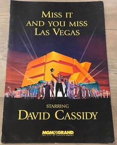 DAVID CASSIDY Las Vegas Nevada MGM Grand EFX Show Program 28/06/1997 - Imagen 1 de 3