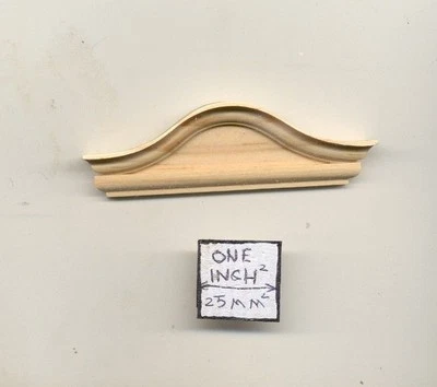 Bonnet Window Pediment dollhouse 1:12 scale #7097 1pc Houseworks wooden  - Image 1 of 3