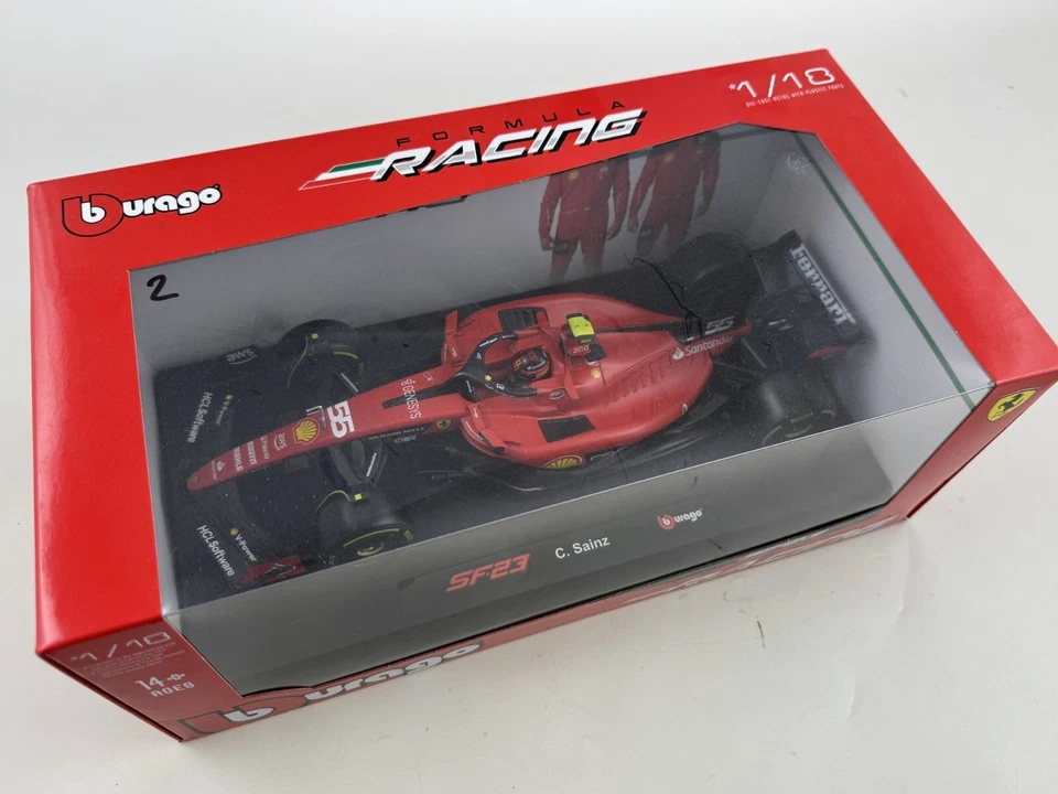 Burago Ferrari SF-23 Sainz 1:18 Modélisme - Photo 1/1