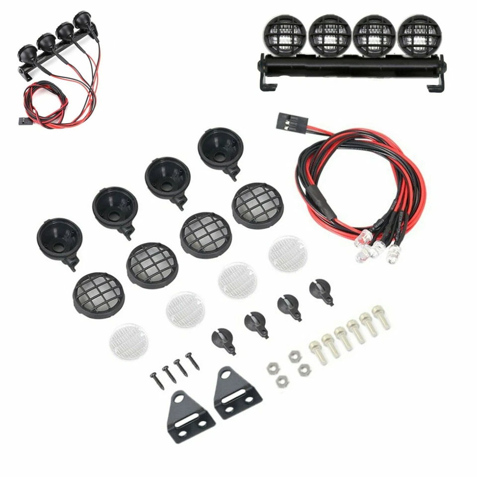 1/24 Light Bar Headlight for Axial SCX24 AXI00001 Car Buggy Upgrade Parts Tools - Image 1 of 4