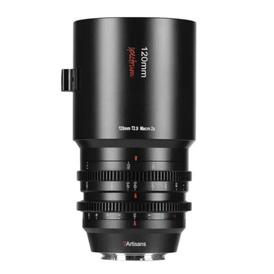 7artisans 120mm T2.9 Full Frame Macro 2x  Cine Lens for Leica L Panasonic L Came - Image 1 of 4
